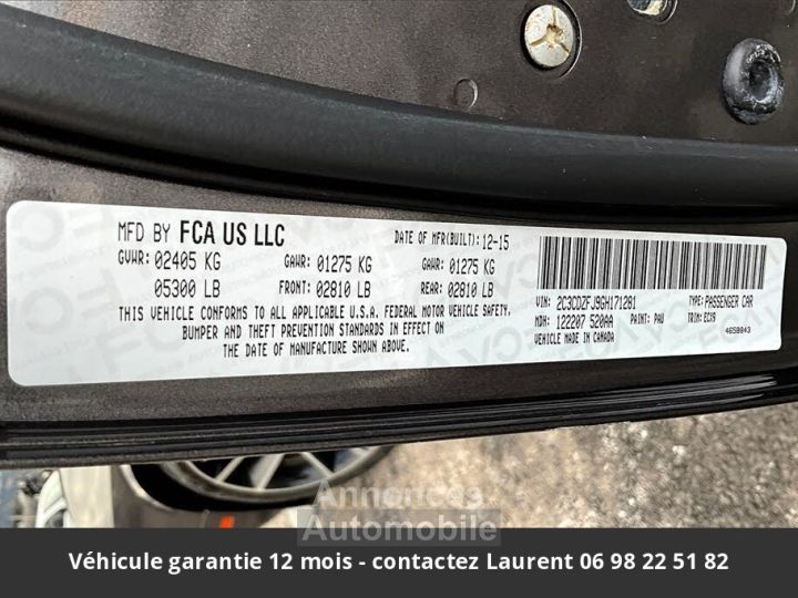 Dodge Challenger srt8 64l hors homologation 4500e - 6