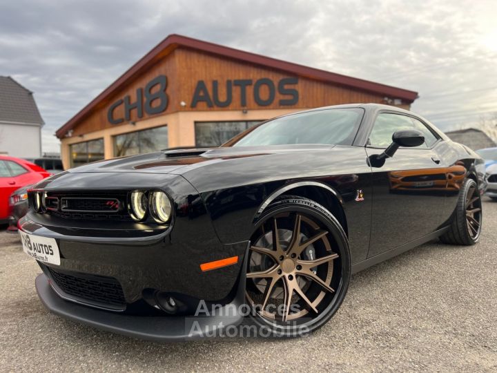 Dodge Challenger V8 64 Scat Pack 492ch boîte automatique 13280KMS NOIR JANTES 22&Prime; NAVIGATION AUDIO ALPINE *DISPONIBLE ET VISIBLE SUR NOTRE PARC* 51900 eur - 8