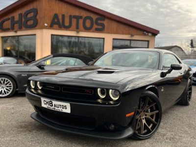 Dodge Challenger V8 64 Scat Pack 492ch boîte automatique 13280KMS NOIR JANTES 22&Prime; NAVIGATION AUDIO ALPINE *DISPONIBLE ET VISIBLE SUR NOTRE PARC* 51900 eur   - 9