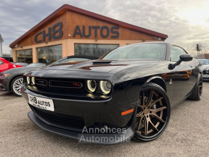 Dodge Challenger V8 64 Scat Pack 492ch boîte automatique 13280KMS NOIR JANTES 22&Prime; NAVIGATION AUDIO ALPINE *DISPONIBLE ET VISIBLE SUR NOTRE PARC* 51900 eur - 11
