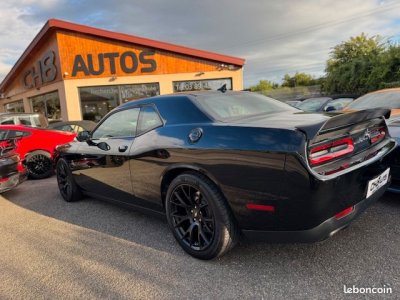 Dodge Challenger V8 64 Scat Pack noir 492ch boîte automatique 1ère main 15580kms   - 5
