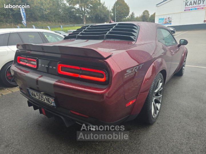Dodge Challenger 64 SRT 492cv SCAT PACK 17000kms-2017 carte grise inclus - 3