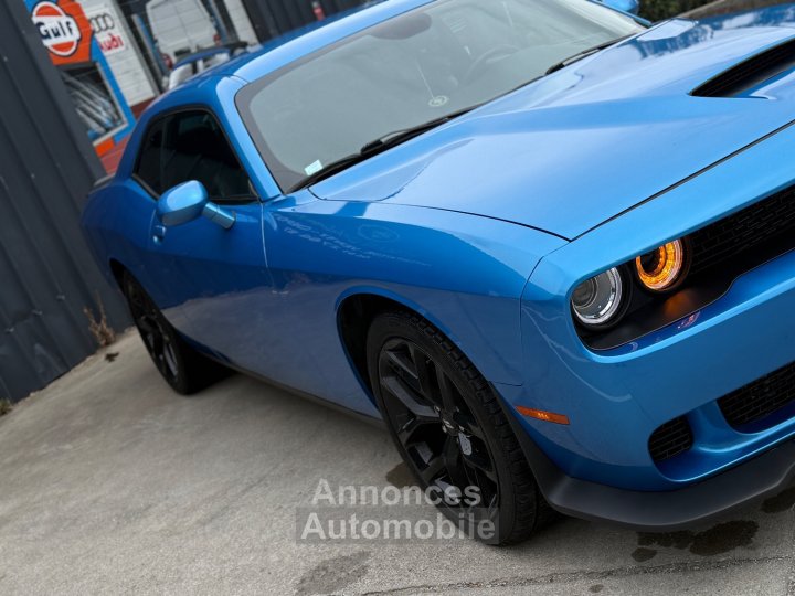 Dodge Challenger 3,6 SXT V6 306CV, 24cv, Bleu, camera pas de malus - 15