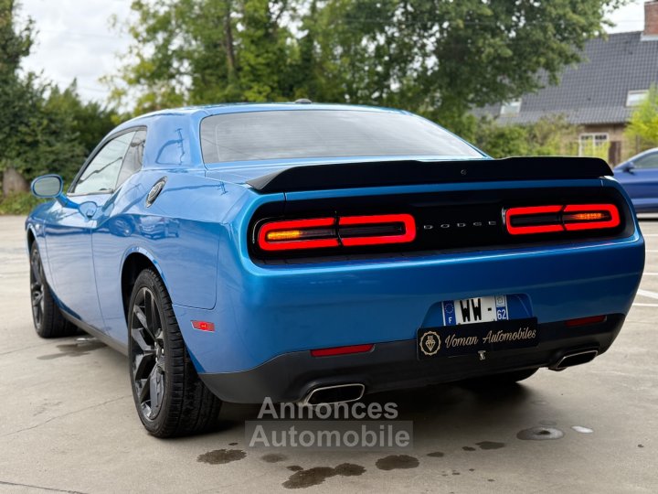 Dodge Challenger 3,6 SXT V6 306CV, 24cv, Bleu, camera pas de malus - 28
