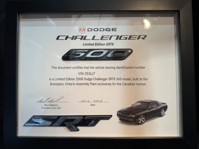 Dodge Challenger SRT8 61L 425HP FIRST EDITION 500 Toit ouvrant - 9