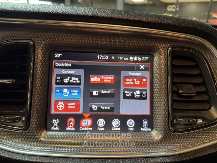 Dodge Challenger SRT HELLCAT 707 CV / toit ouvrant / boite manuelle - 15