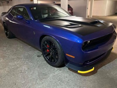 Dodge Challenger HELLCAT BOITE MANUELLE PLUM CRAZY CLEANFAX   - 1