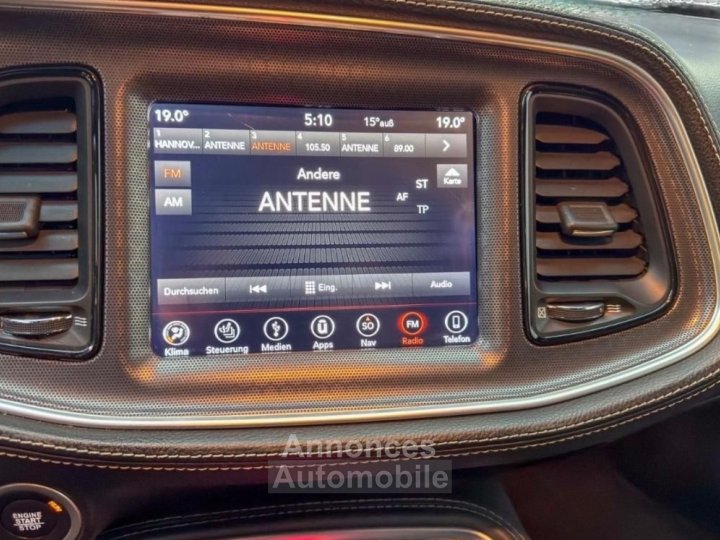 Dodge Challenger R-T 57 V8 HEMI 381cv Pack Sport Faible kilom&eacute;trage - 8