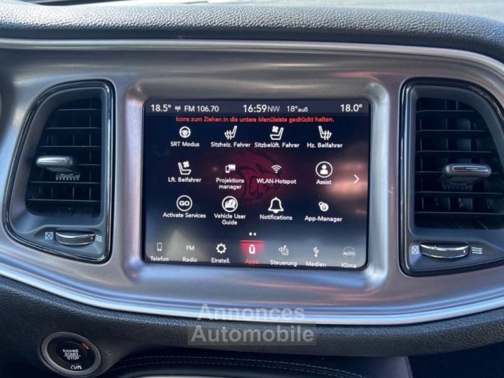 Dodge Challenger R-T Scatpack V8 64 492cv CarPlay Alpine Keyless - 12