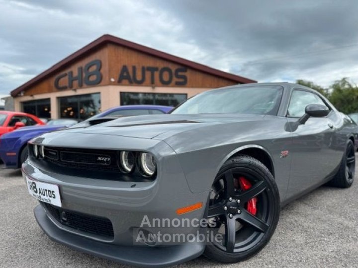 Dodge Challenger v8 64 492ch din pack srt toit ouvrant 1ere main destroyer grey harmann kardon - 1