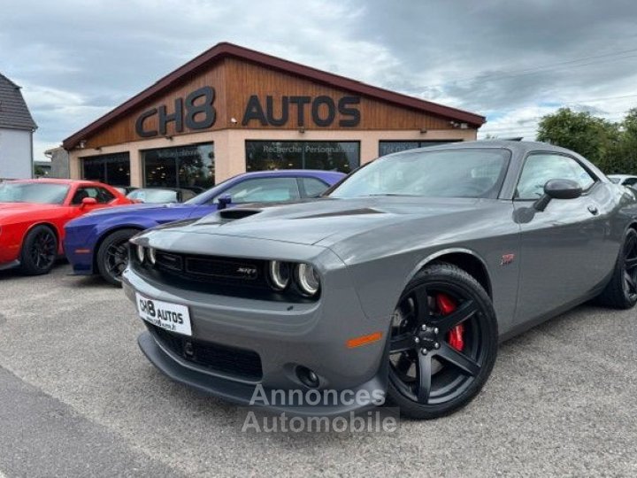 Dodge Challenger v8 64 492ch din pack srt toit ouvrant 1ere main destroyer grey harmann kardon - 2