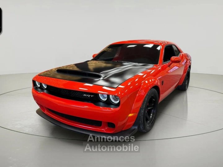 Dodge Challenger SRT Demon * 851 ch * Go Mango*V8 62 Supercharged * Rare - 2