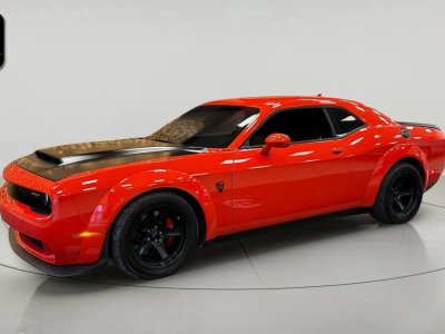 Dodge Challenger SRT Demon * 851 ch * Go Mango*V8 62 Supercharged * Rare   - 3