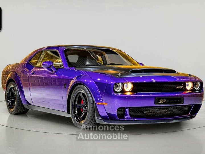 Dodge Challenger SRT Demon *1 of 1 *851 ch* V8 62 Supercharged * Plum Crazy - 1