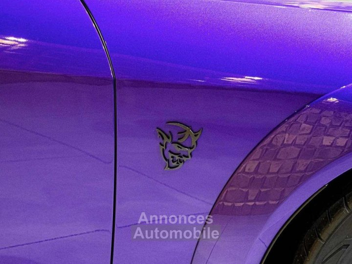 Dodge Challenger SRT Demon *1 of 1 *851 ch* V8 62 Supercharged * Plum Crazy - 2