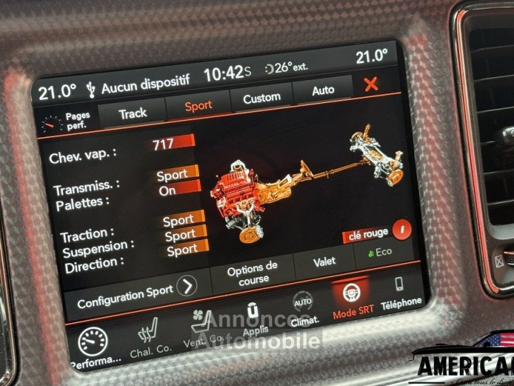 Dodge Challenger Hellcat - 62 V8 - 717ch - CG Française ! - 17