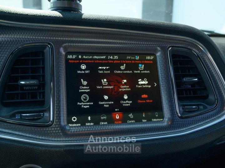 Dodge Challenger SRT HELLCAT WIDEBODY | 717CV HARMAN KARDON REGUL ADAPTATIF - 22