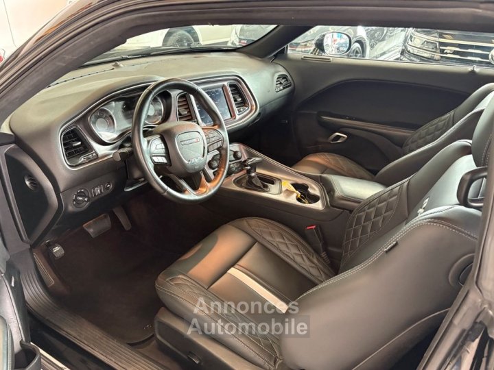 Dodge Challenger R-T 57 HEMI V8 SON ALPINE-CUIR-LED-JANTES EN 20 POUCES-PAS DE MALUS CARTE GRISE FRANCAISE - 10