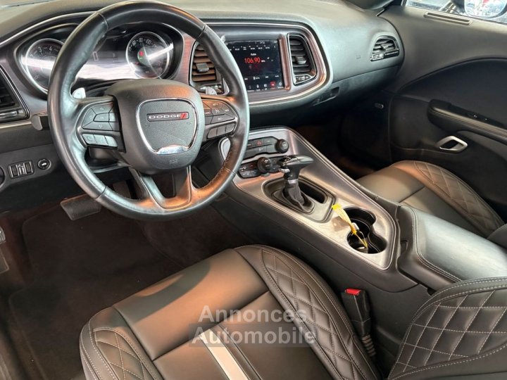 Dodge Challenger R-T 57 HEMI V8 SON ALPINE-CUIR-LED-JANTES EN 20 POUCES-PAS DE MALUS CARTE GRISE FRANCAISE - 13