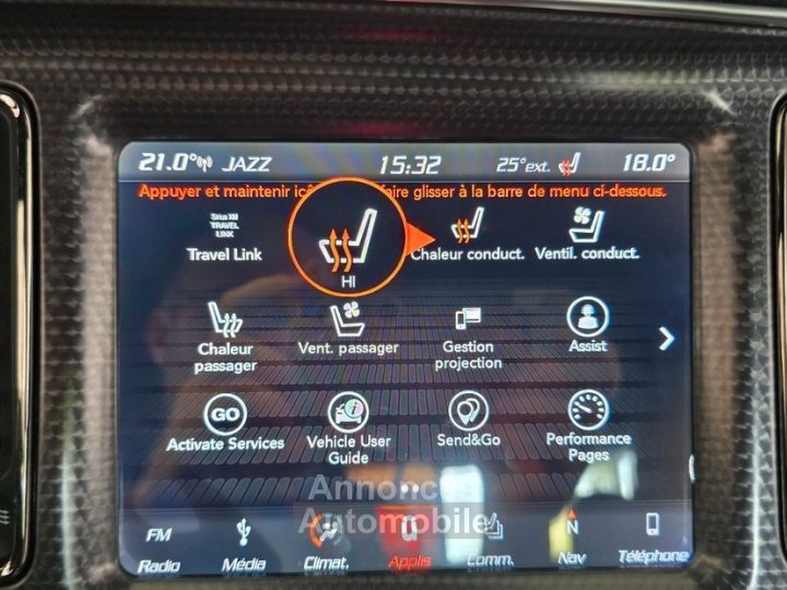 Dodge Challenger V8 62 SUPERCHARGED 707 ch HELLCAT SRT BVA - 19